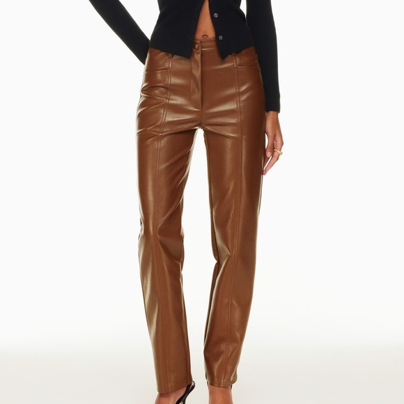Aritzia Rebel Pant (similar to Melina) Faux Leather 00 Wilfred - Picture 1 of 5